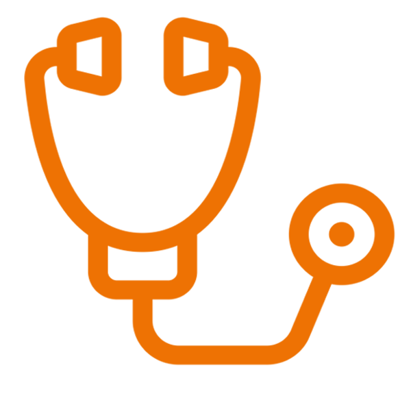 Icon in Form eines Stethoskops. | VIACTIV Krankenkasse