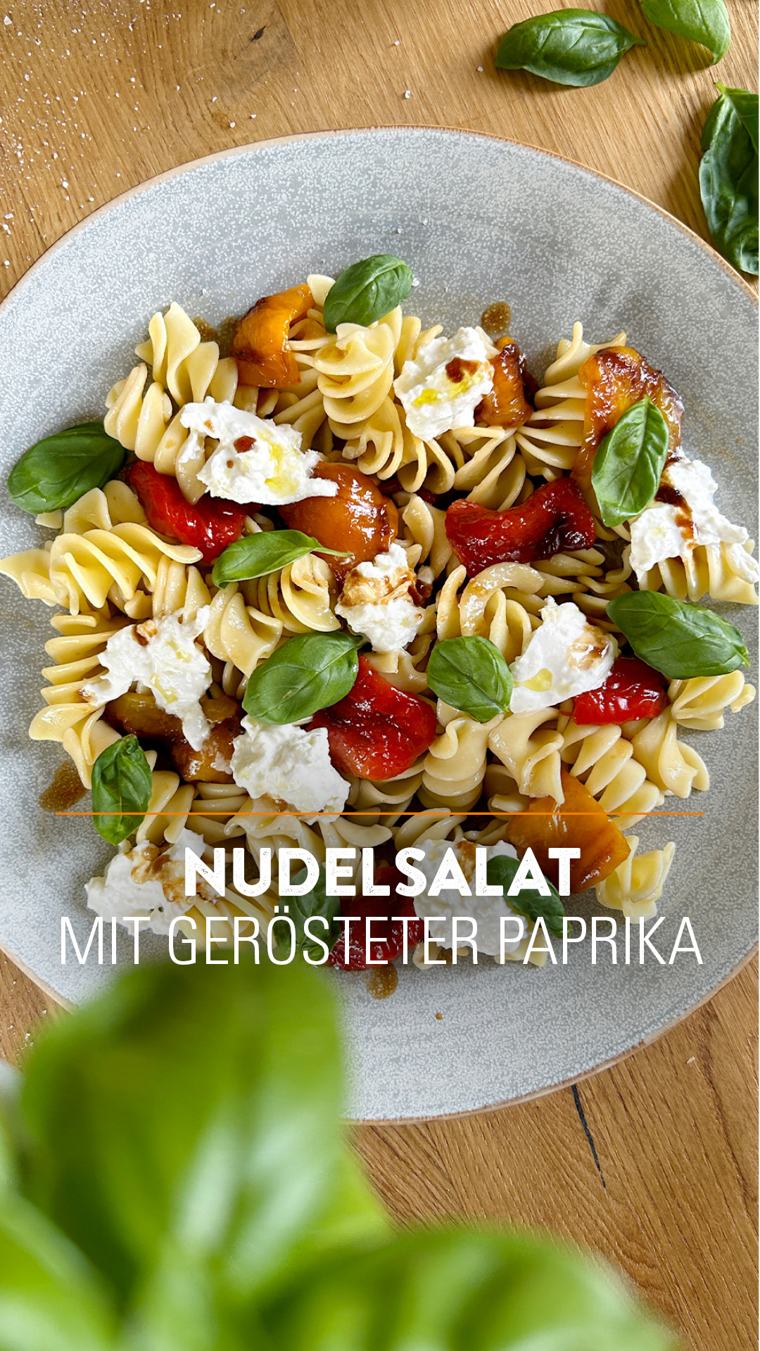 Instagram_Juni_2023_Nudelsalat mit gerösteter Paprika | VIACTIV Krankenkasse