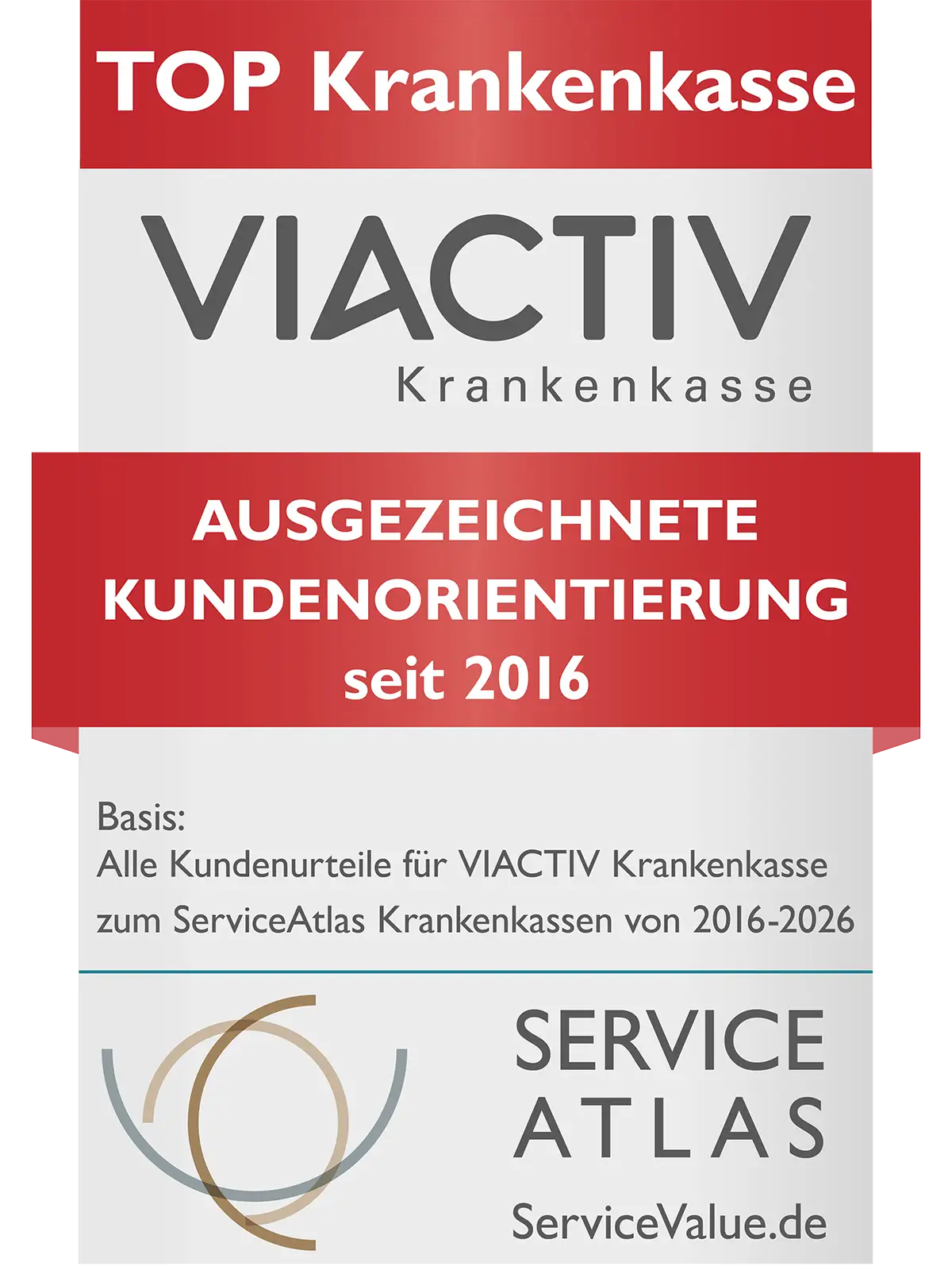 Viactiv-krankenkasse-persoenlich-auszeichung-siegel | VIACTIV Krankenkasse