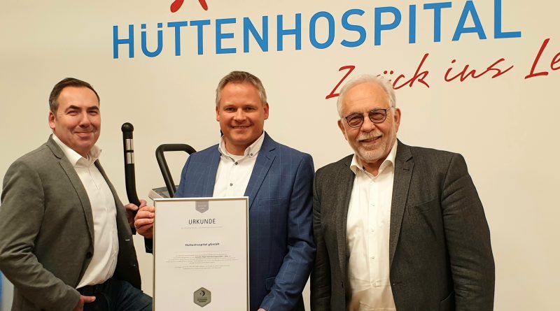 Siegelverleihung Hüttenhospital | VIACTIV Krankenkasse