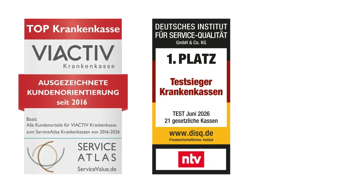 viactiv-krankenkasse-besser-bleiben-siegel-auszeichnungen_2026_07 | VIACTIV Krankenkasse
