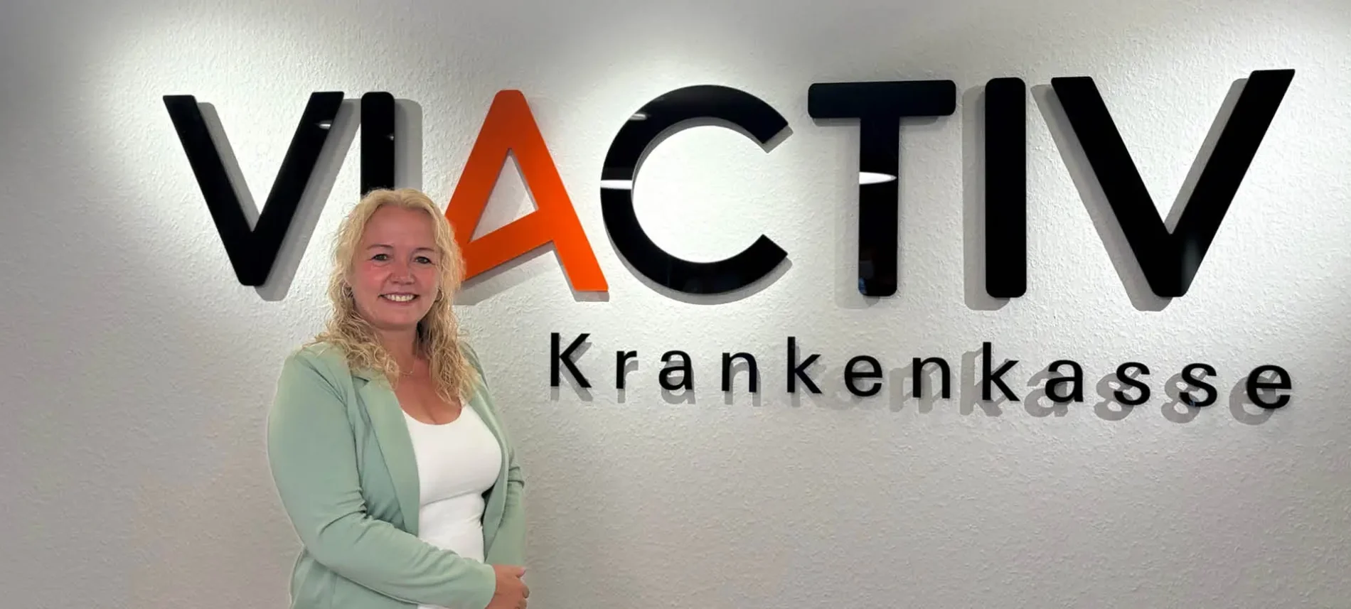 Eine VIACTIV Mitarbeiterin, Peggy Prochnow, im Interview. | VIACTIV Krankenkasse