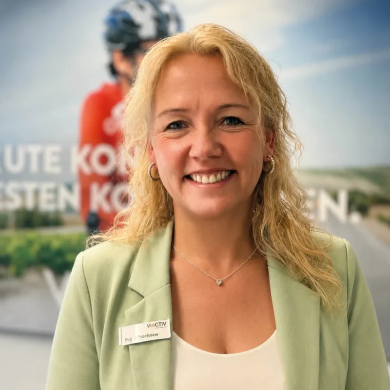 Eine VIACTIV Mitarbeiterin, Peggy Prochnow, im Interview. | VIACTIV Krankenkasse