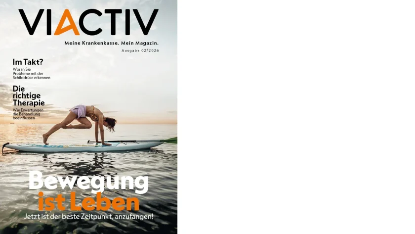 Das Titelblatt der Sommerausgabe des VIACTIV Magazins 2026. | VIACTIV Krankenkasse
